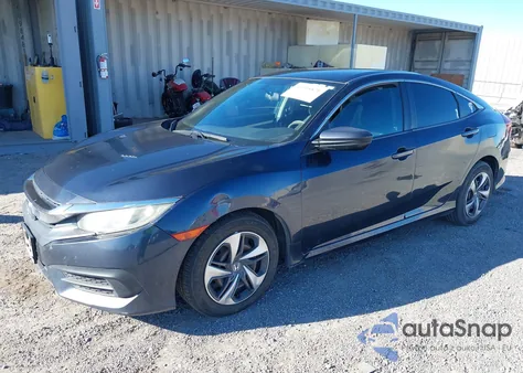 2016 Honda Civic Lx from USA, damaged, VIN 19XFC2F53GE225532